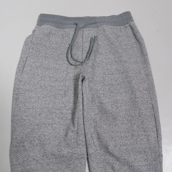 Lululemon Men's At Ease Jogger Heathered Melody Light Grey / Black Size S - Picture 2 of 12